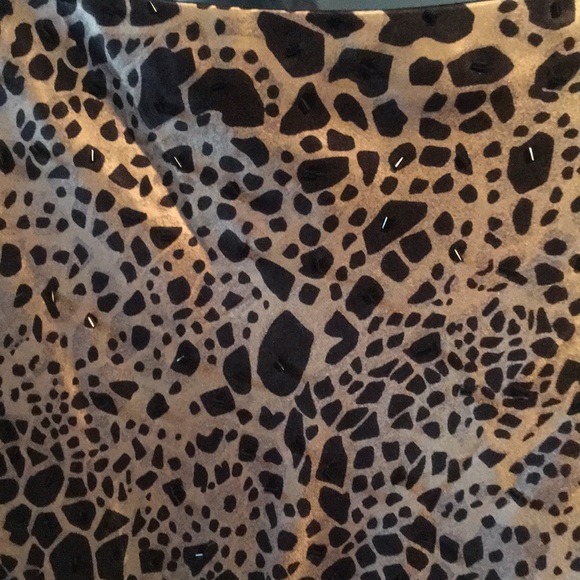 Cheetah print size 4 evening dress. - Picture 3 of 4